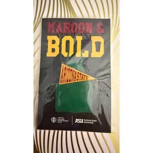 Starbucks ASU College Achievement Plan MAROON & BOLD Pendant Pin SCAP NEW